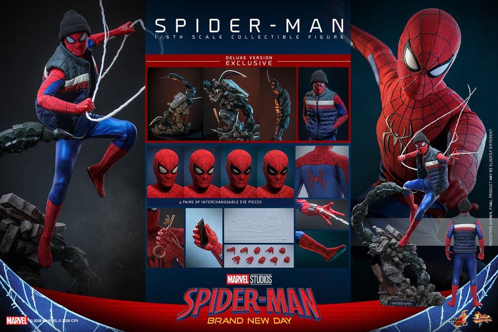 SPIDER-MAN (VERSIÓN DELUXE) FIGURA 1/6 MARVEL SPIDER-MAN: BRAND NEW DAY 29 CM