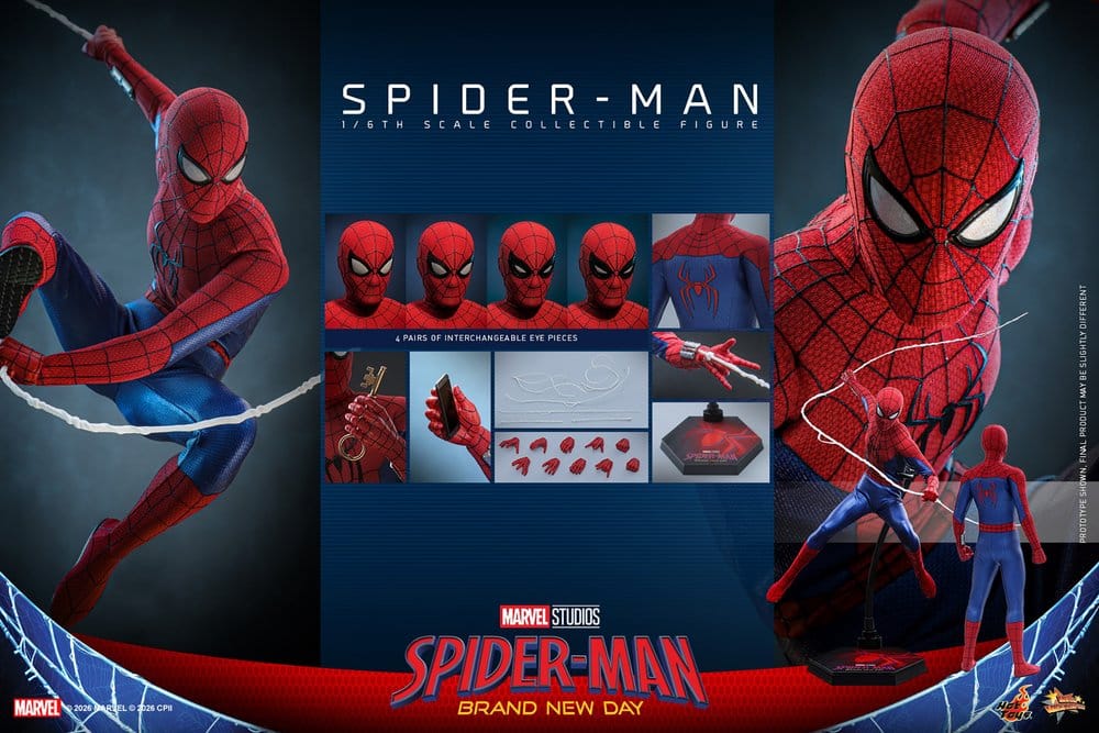 SPIDER-MAN FIGURA 1/6 MARVEL SPIDER-MAN: BRAND NEW DAY - HOT TOYS