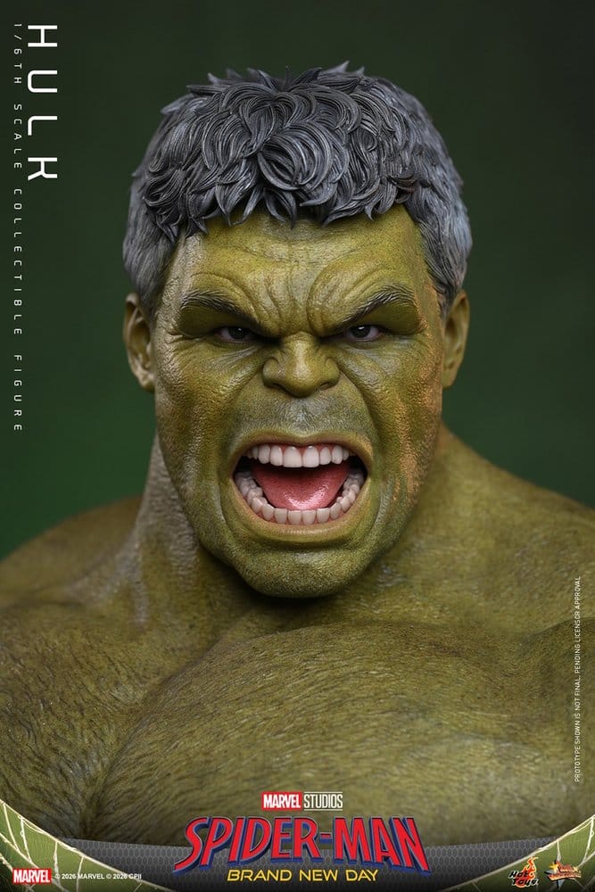 HULK FIGURA 1/6 HOT TOYS MARVEL SPIDER-MAN: BRAND NEW DAY 51 CM