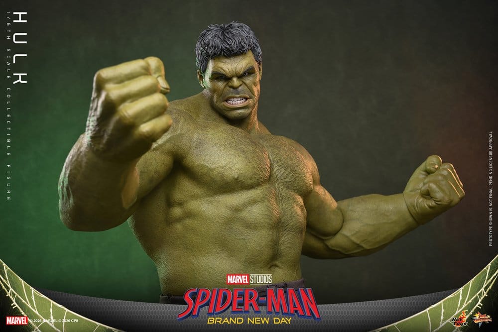HULK FIGURA 1/6 HOT TOYS MARVEL SPIDER-MAN: BRAND NEW DAY 51 CM