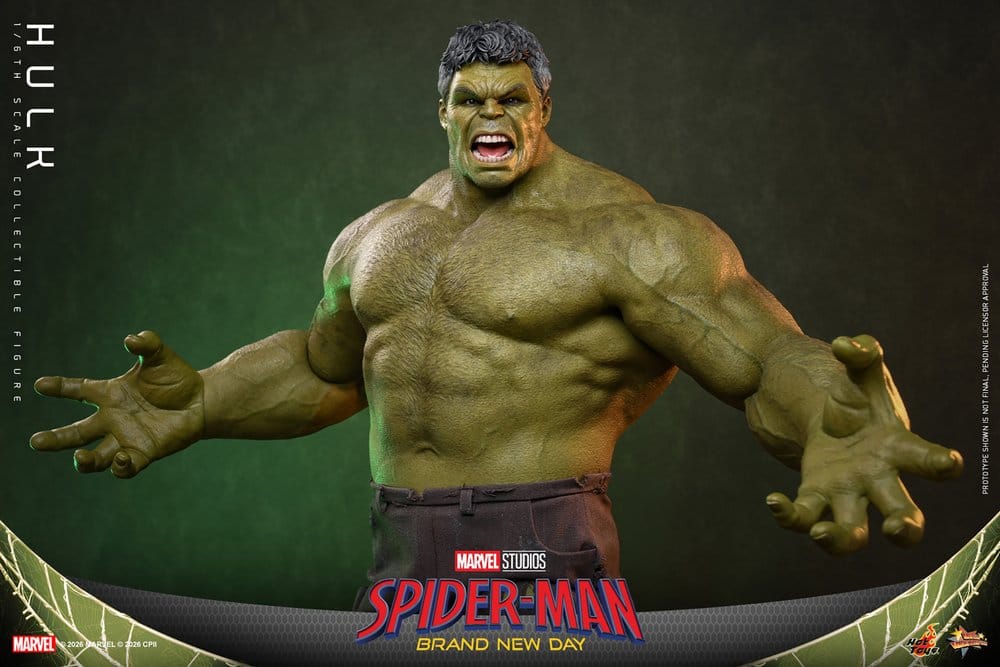 HULK FIGURA 1/6 HOT TOYS MARVEL SPIDER-MAN: BRAND NEW DAY 51 CM