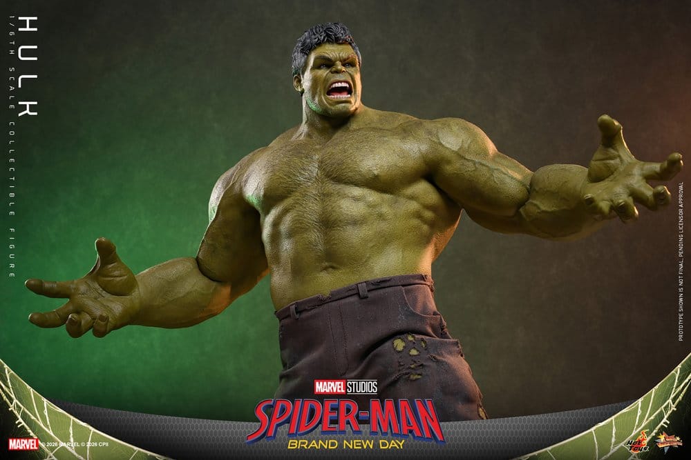 HULK FIGURA 1/6 HOT TOYS MARVEL SPIDER-MAN: BRAND NEW DAY 51 CM