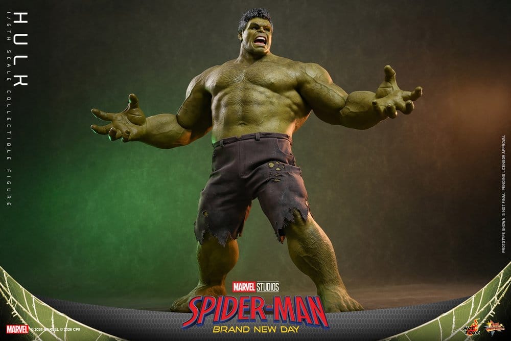 HULK FIGURA 1/6 HOT TOYS MARVEL SPIDER-MAN: BRAND NEW DAY 51 CM