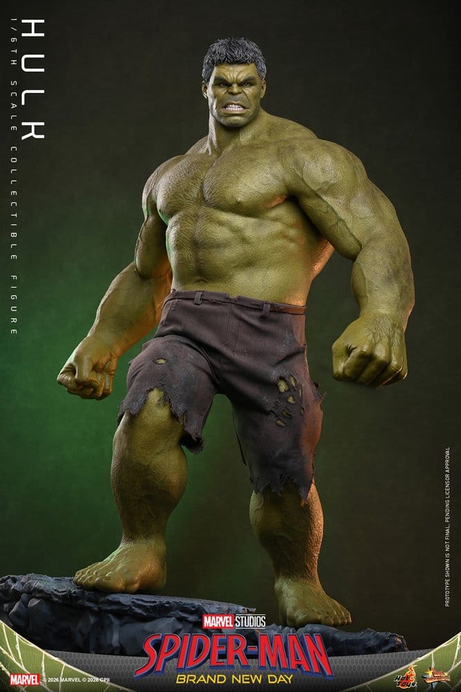 HULK FIGURA 1/6 HOT TOYS MARVEL SPIDER-MAN: BRAND NEW DAY 51 CM