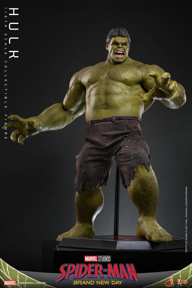 HULK FIGURA 1/6 HOT TOYS MARVEL SPIDER-MAN: BRAND NEW DAY 51 CM