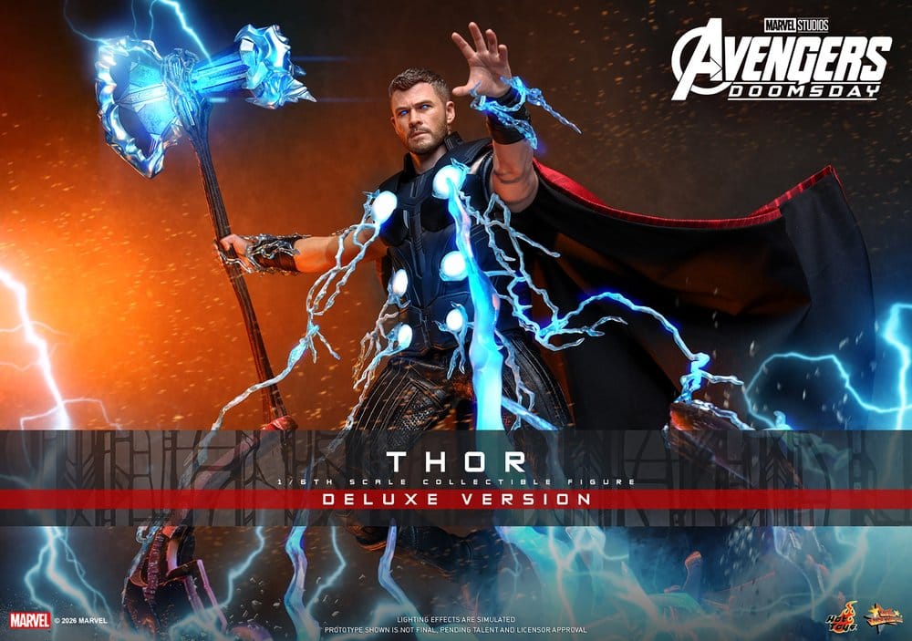 THOR DELUXE AVENGERS DOOMSDAY FIGURA 1/6 32 CM HOT TOYS