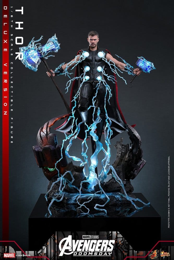 THOR DELUXE AVENGERS DOOMSDAY FIGURA 1/6 32 CM HOT TOYS