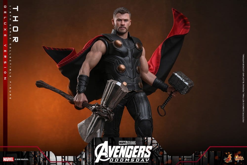 THOR DELUXE AVENGERS DOOMSDAY FIGURA 1/6 32 CM HOT TOYS
