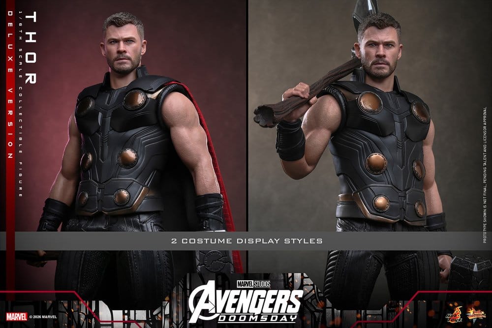 THOR DELUXE AVENGERS DOOMSDAY FIGURA 1/6 32 CM HOT TOYS