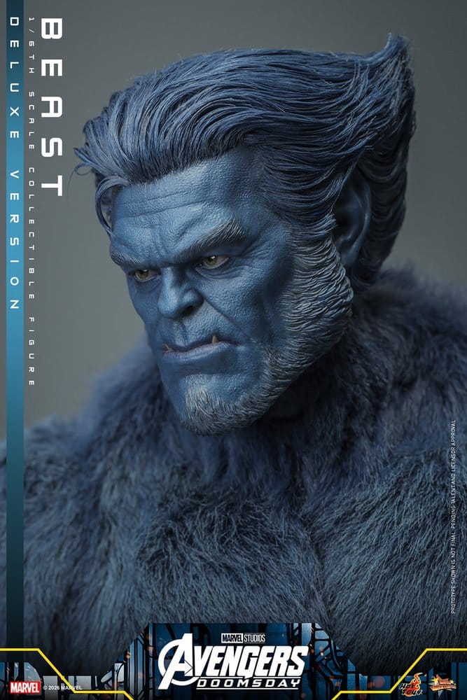 BEAST X-MEN AVENGERS DOOMSDAY MOVIE MASTERPIECE 1/6 DELUXE VERSION 33 CM HOT TOYS