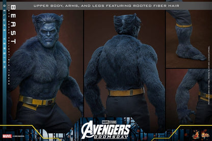 BEAST X-MEN AVENGERS DOOMSDAY MOVIE MASTERPIECE 1/6 DELUXE VERSION 33 CM HOT TOYS