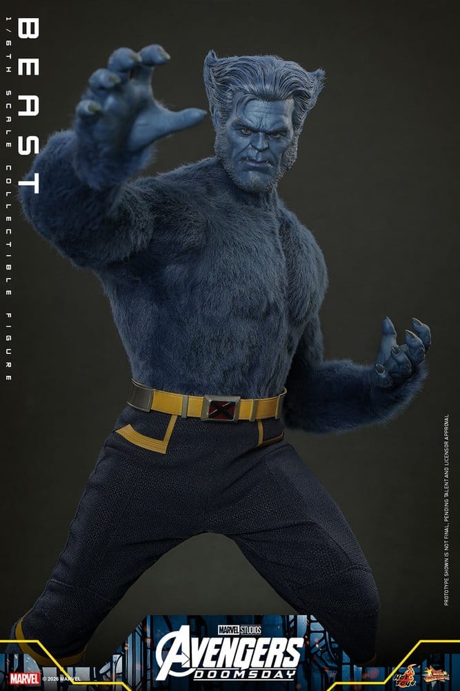 BEAST X-MEN AVENGERS DOOMSDAY MOVIE MASTERPIECE 1/6 COLLECTOR EDITION 33 CM HOT TOYS