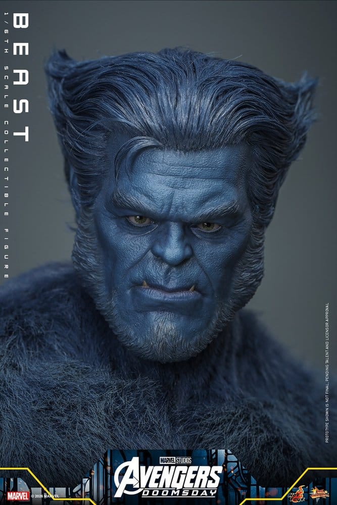 BEAST X-MEN AVENGERS DOOMSDAY MOVIE MASTERPIECE 1/6 COLLECTOR EDITION 33 CM HOT TOYS