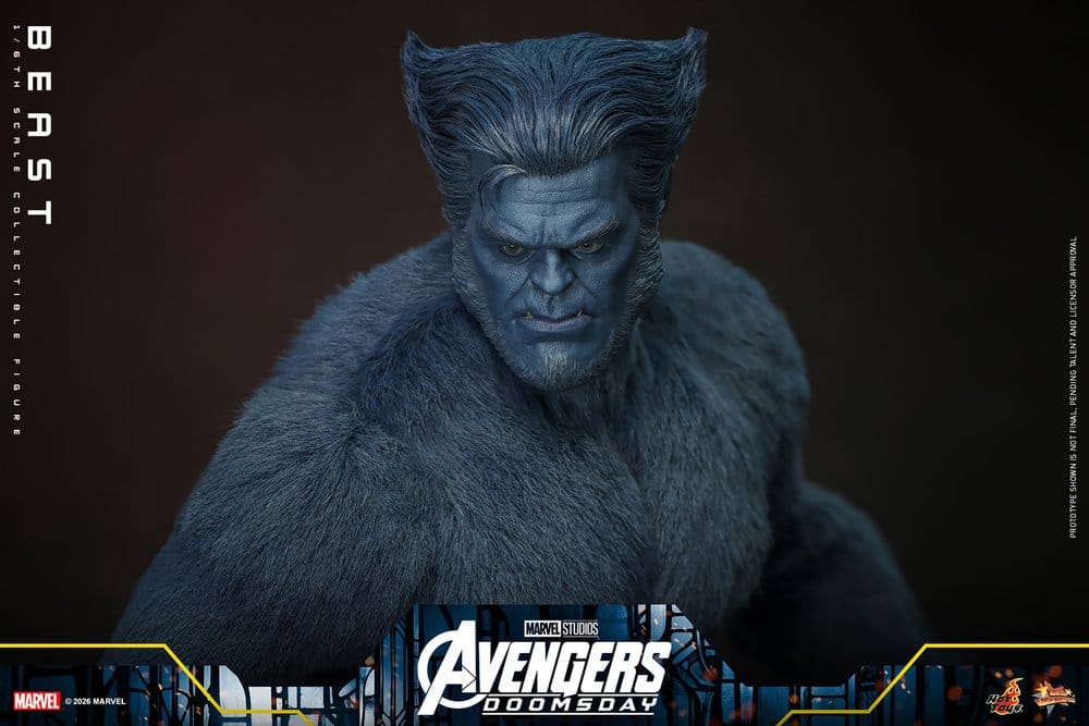 BEAST X-MEN AVENGERS DOOMSDAY MOVIE MASTERPIECE 1/6 COLLECTOR EDITION 33 CM HOT TOYS