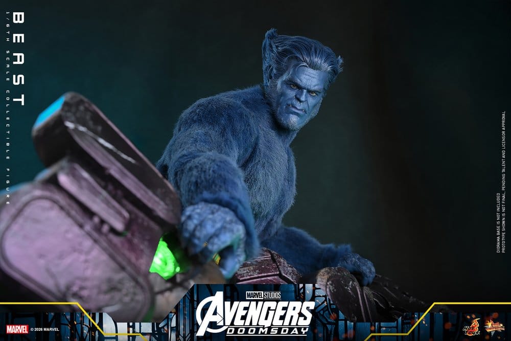 BEAST X-MEN AVENGERS DOOMSDAY MOVIE MASTERPIECE 1/6 COLLECTOR EDITION 33 CM HOT TOYS
