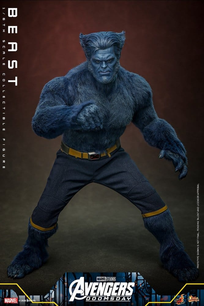 BEAST X-MEN AVENGERS DOOMSDAY MOVIE MASTERPIECE 1/6 COLLECTOR EDITION 33 CM HOT TOYS