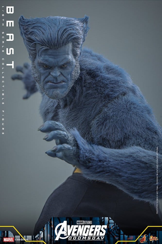 BEAST X-MEN AVENGERS DOOMSDAY MOVIE MASTERPIECE 1/6 COLLECTOR EDITION 33 CM HOT TOYS