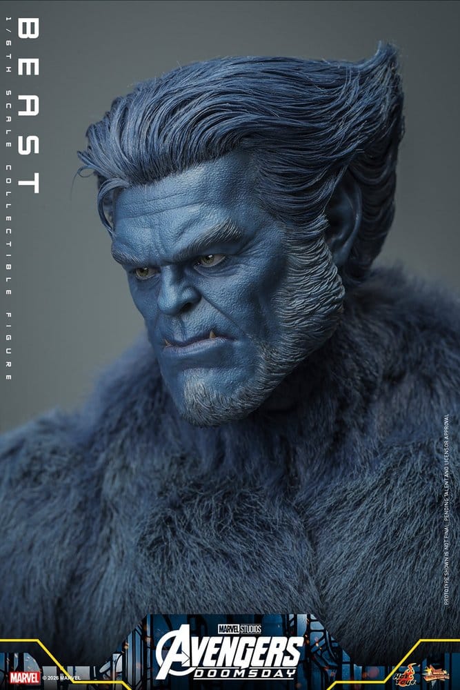BEAST X-MEN AVENGERS DOOMSDAY MOVIE MASTERPIECE 1/6 COLLECTOR EDITION 33 CM HOT TOYS