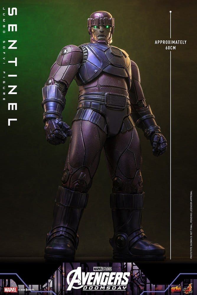 SENTINEL AVENGERS DOOMSDAY SOFVI MASTERPIECE SERIES 60 CM HOT TOYS