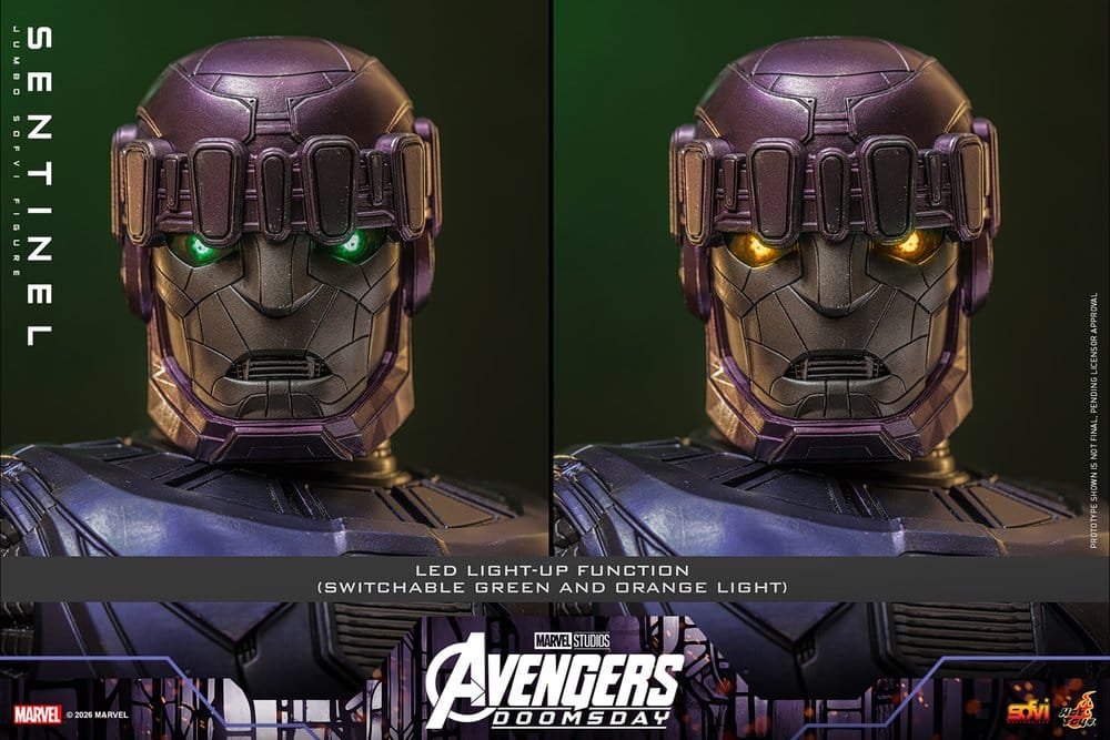 SENTINEL AVENGERS DOOMSDAY SOFVI MASTERPIECE SERIES 60 CM HOT TOYS