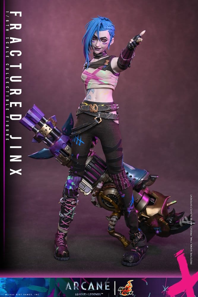FRACTURED JINX – FIGURA 1/6 28 CM (HOT TOYS – ARCANE)