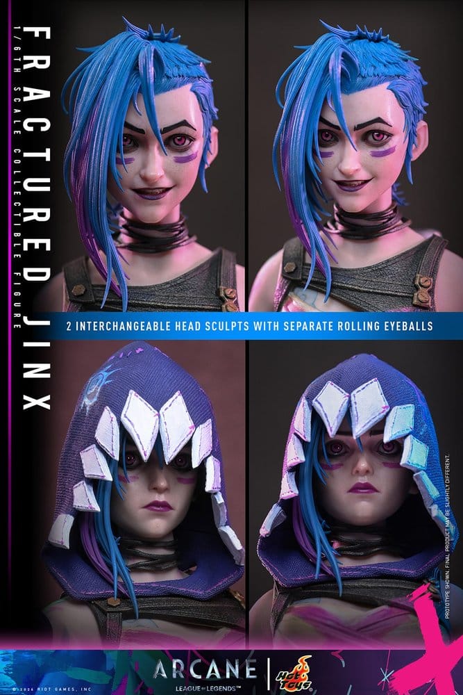 FRACTURED JINX – FIGURA 1/6 28 CM (HOT TOYS – ARCANE)
