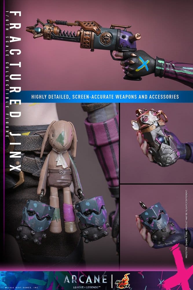 FRACTURED JINX – FIGURA 1/6 28 CM (HOT TOYS – ARCANE)