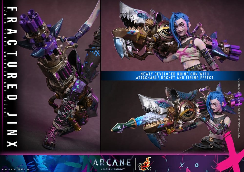FRACTURED JINX – FIGURA 1/6 28 CM (HOT TOYS – ARCANE)