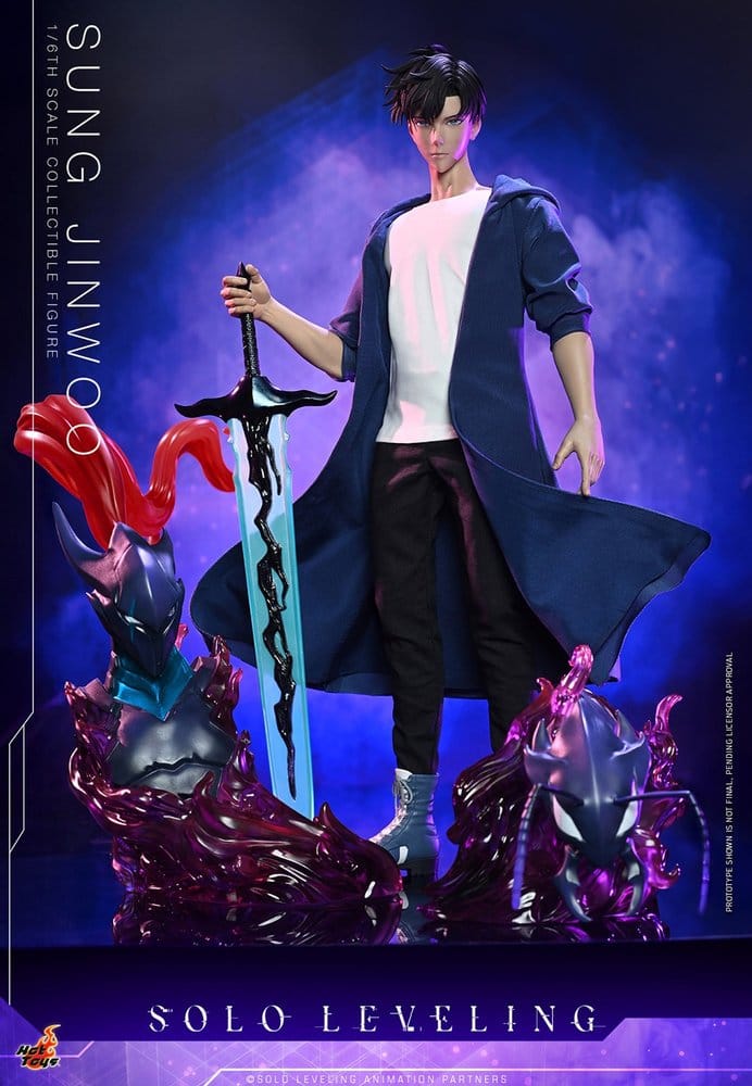 SUNG JINWOO FIGURA 1/6 HOT TOYS SOLO LEVELING 32 CM