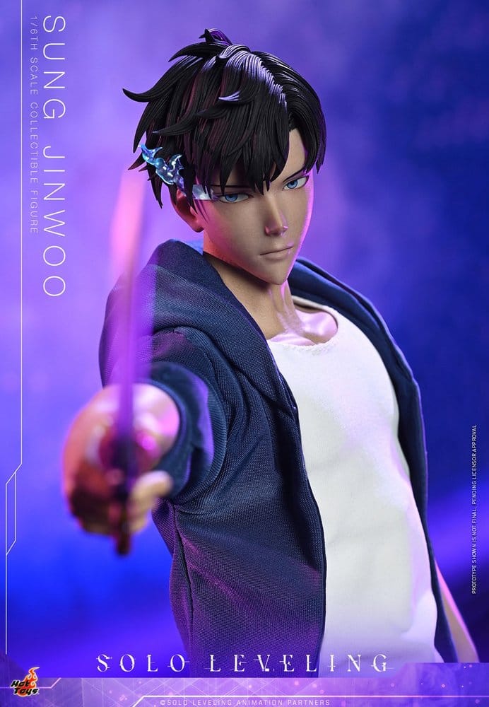 SUNG JINWOO FIGURA 1/6 HOT TOYS SOLO LEVELING 32 CM