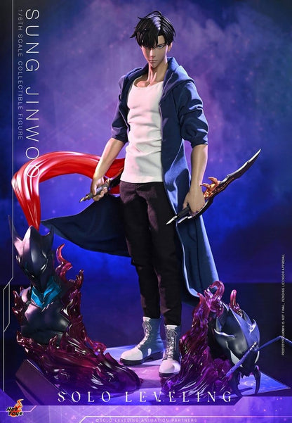 SUNG JINWOO FIGURA 1/6 HOT TOYS SOLO LEVELING 32 CM