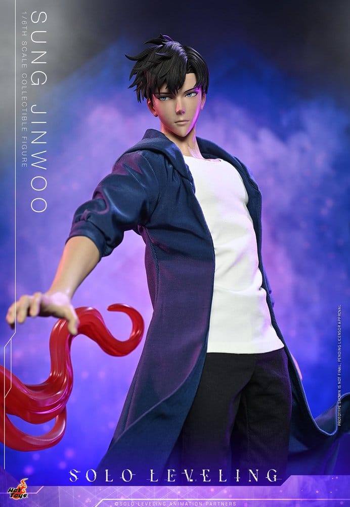 SUNG JINWOO FIGURA 1/6 HOT TOYS SOLO LEVELING 32 CM