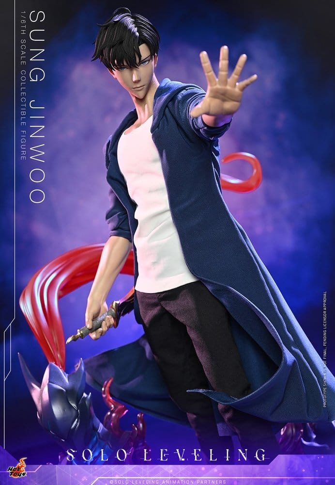 SUNG JINWOO FIGURA 1/6 HOT TOYS SOLO LEVELING 32 CM