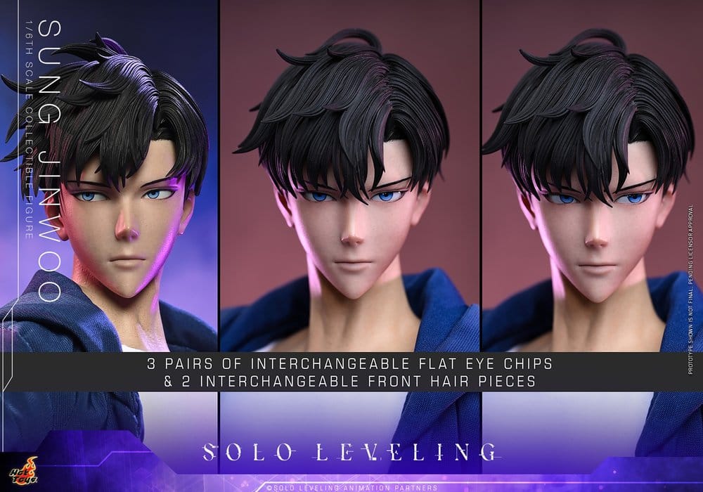 SUNG JINWOO FIGURA 1/6 HOT TOYS SOLO LEVELING 32 CM
