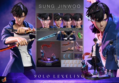 SUNG JINWOO FIGURA 1/6 HOT TOYS SOLO LEVELING 32 CM