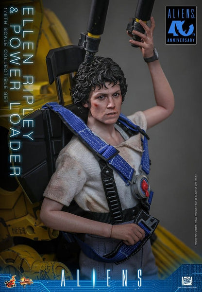 ELLEN RIPLEY Y POWER LOADER ALIENS HOT TOYS 1/6 52 CM