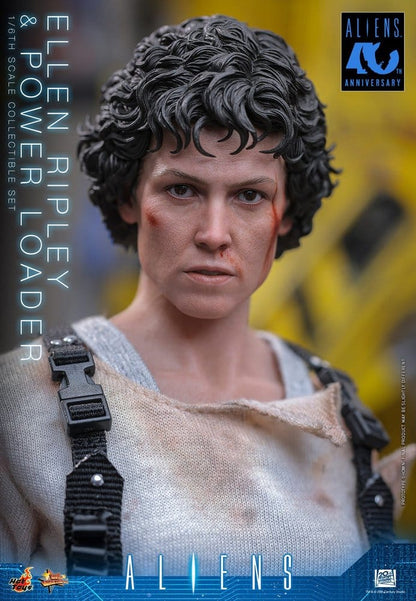 ELLEN RIPLEY Y POWER LOADER ALIENS HOT TOYS 1/6 52 CM