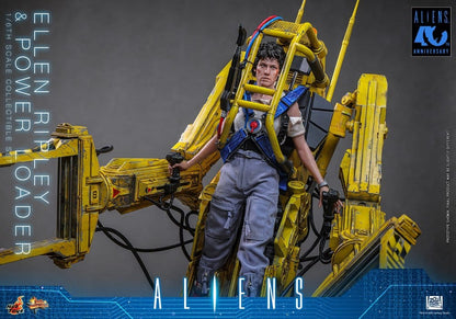 ELLEN RIPLEY Y POWER LOADER ALIENS HOT TOYS 1/6 52 CM