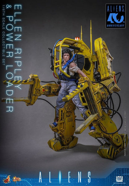 ELLEN RIPLEY Y POWER LOADER ALIENS HOT TOYS 1/6 52 CM
