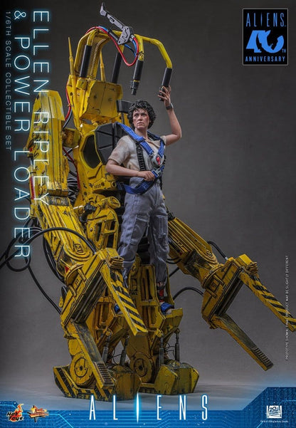 ELLEN RIPLEY Y POWER LOADER ALIENS HOT TOYS 1/6 52 CM