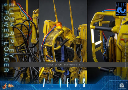 ELLEN RIPLEY Y POWER LOADER ALIENS HOT TOYS 1/6 52 CM