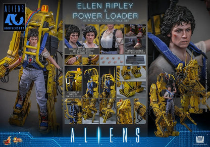 ELLEN RIPLEY Y POWER LOADER ALIENS HOT TOYS 1/6 52 CM