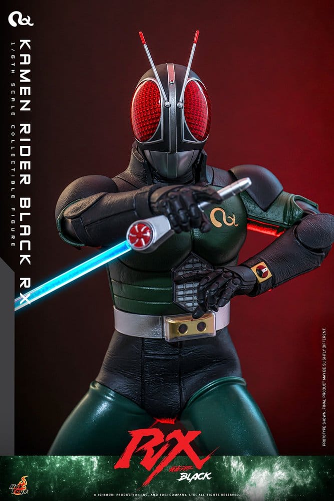 KAMEN RIDER BLACK RX FIGURA 1/6 HOT TOYS KAMEN RIDER BLACK RX 31 CM