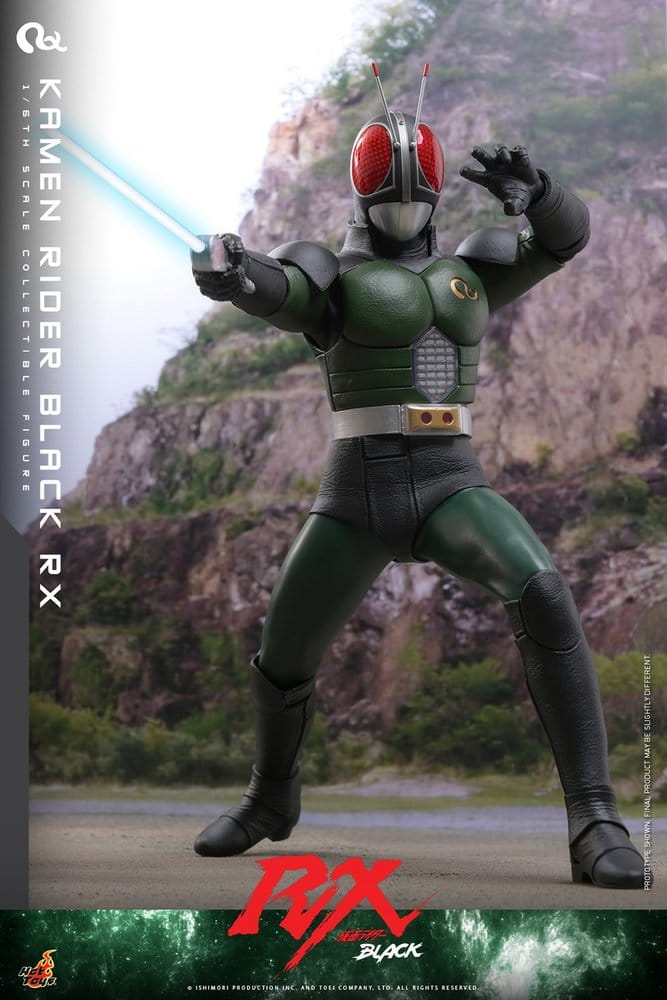 KAMEN RIDER BLACK RX FIGURA 1/6 HOT TOYS KAMEN RIDER BLACK RX 31 CM