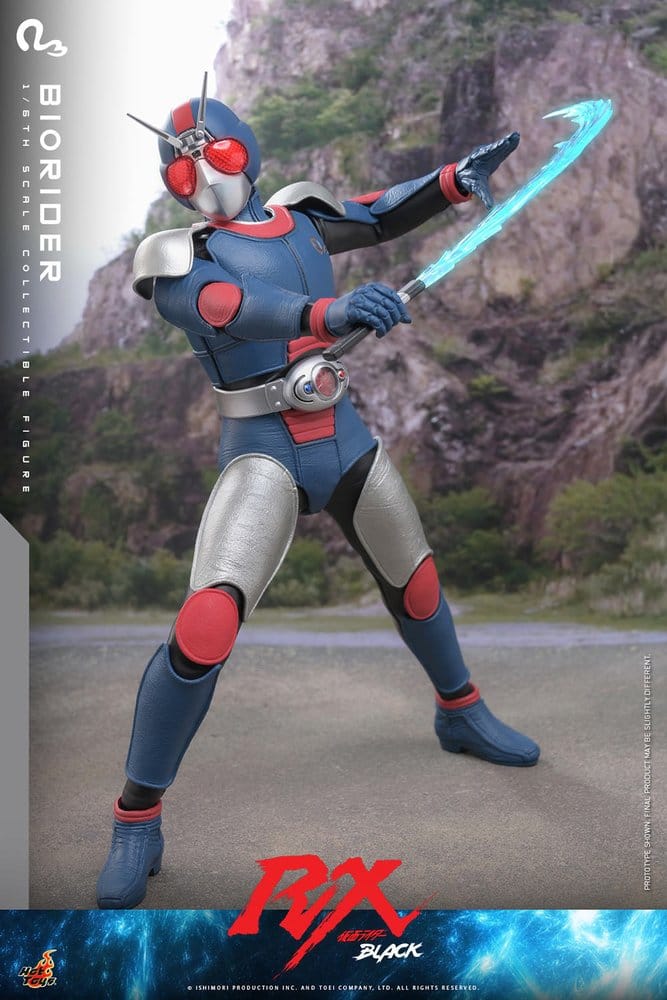 BIORIDER FIGURA 1/6 HOT TOYS KAMEN RIDER BLACK RX 31 CM