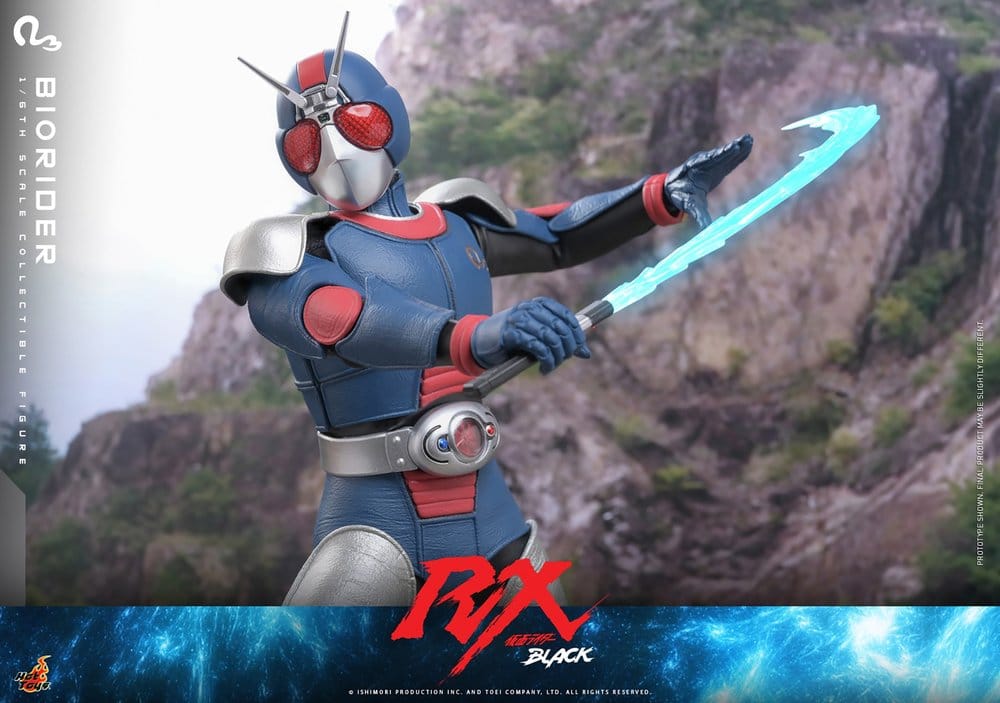 BIORIDER FIGURA 1/6 HOT TOYS KAMEN RIDER BLACK RX 31 CM