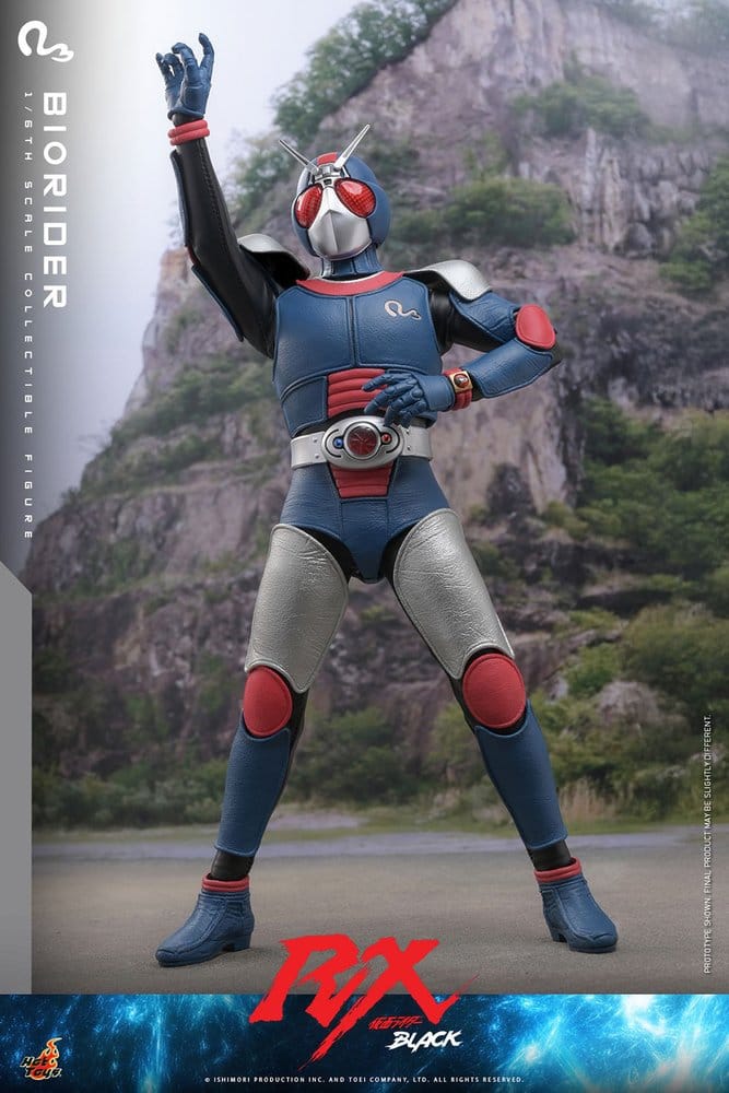 BIORIDER FIGURA 1/6 HOT TOYS KAMEN RIDER BLACK RX 31 CM