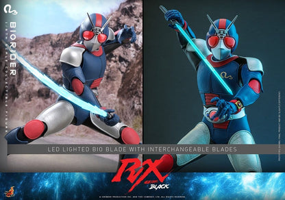 BIORIDER FIGURA 1/6 HOT TOYS KAMEN RIDER BLACK RX 31 CM