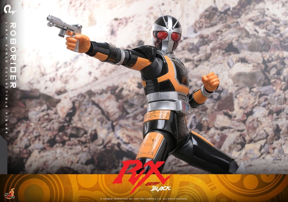 ROBORIDER FIGURA 1/6 HOT TOYS KAMEN RIDER BLACK RX 31 CM