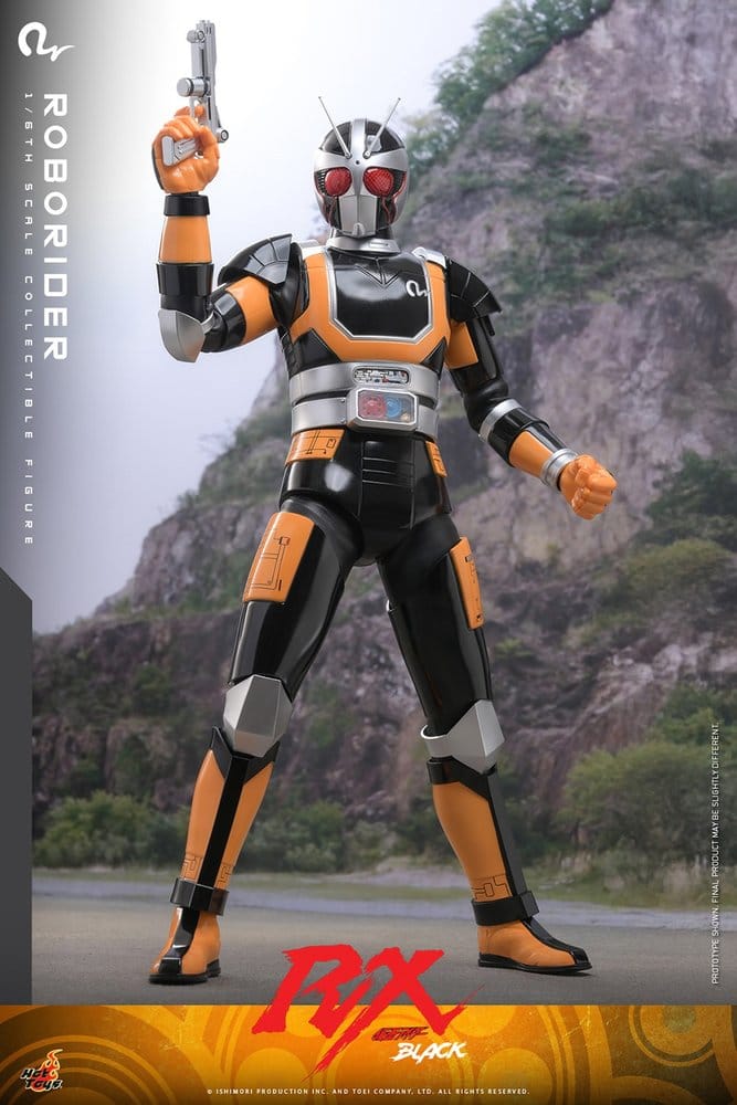 ROBORIDER FIGURA 1/6 HOT TOYS KAMEN RIDER BLACK RX 31 CM